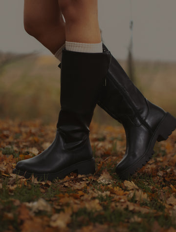 Laars hoog Delia - Zwart