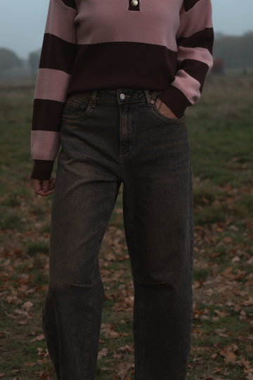 Jeans Bliss - oud roze