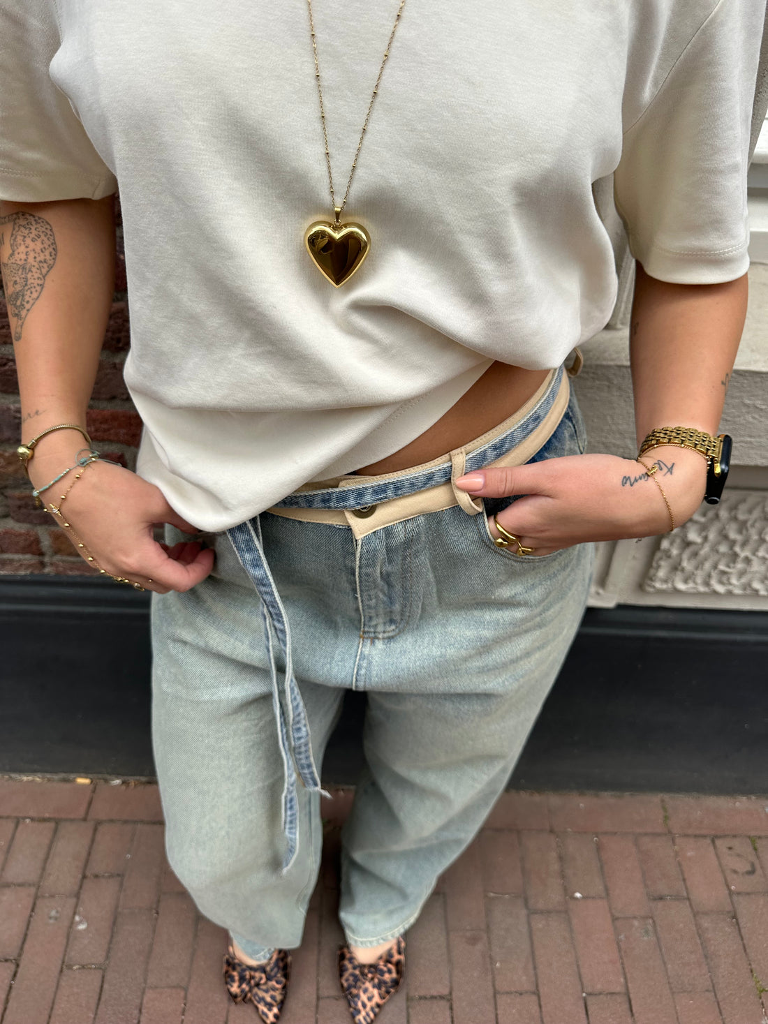 Wide leg Saar - Blauw