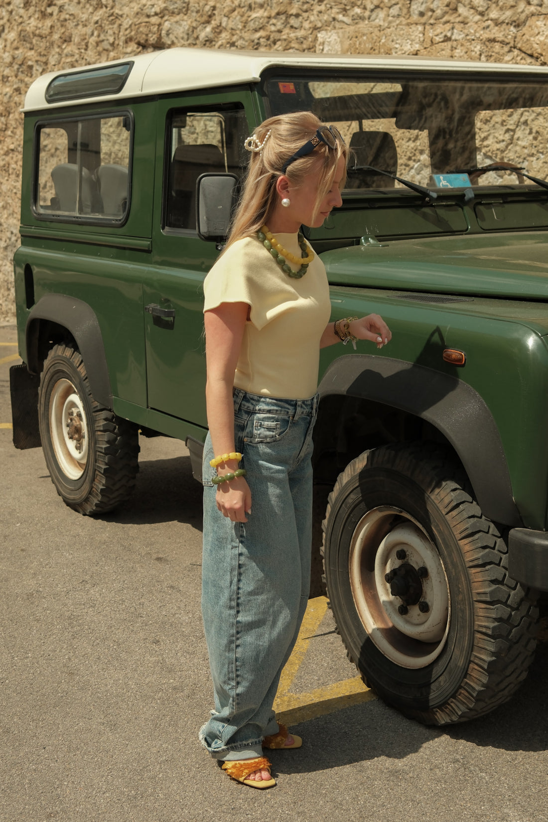 Ballon jeans Maison - Blauw