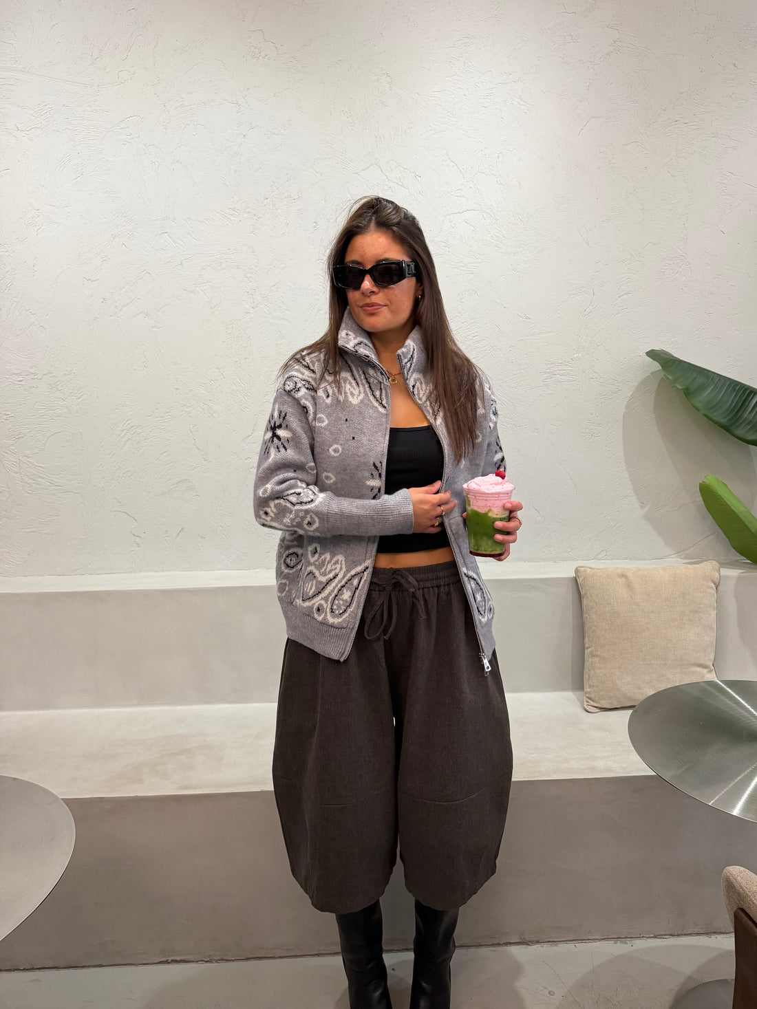 Jogger jort Beau - Grijs